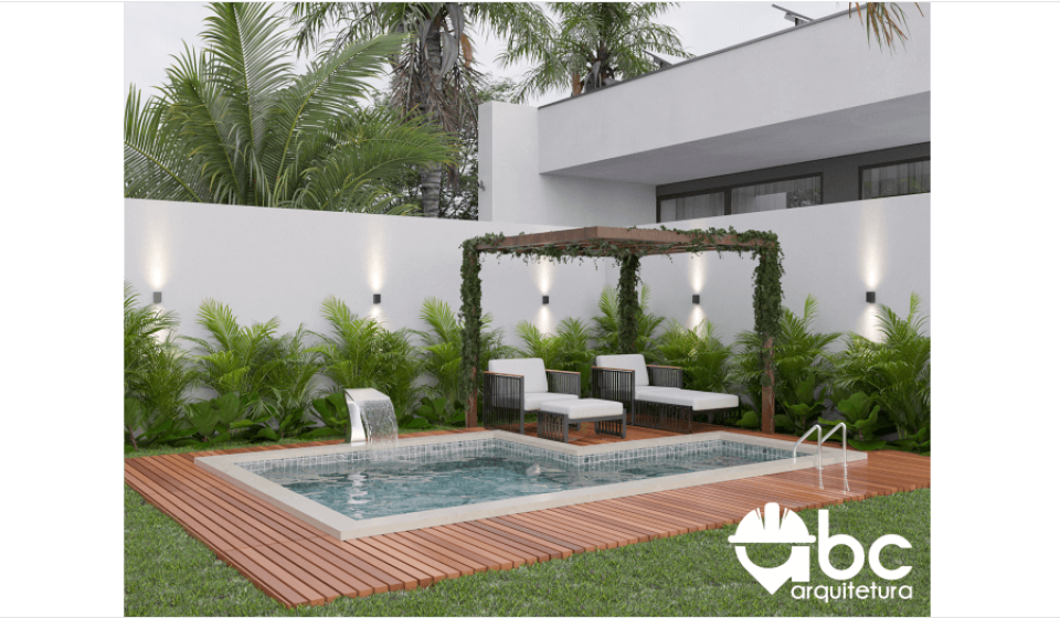 Área de piscina projeto 4